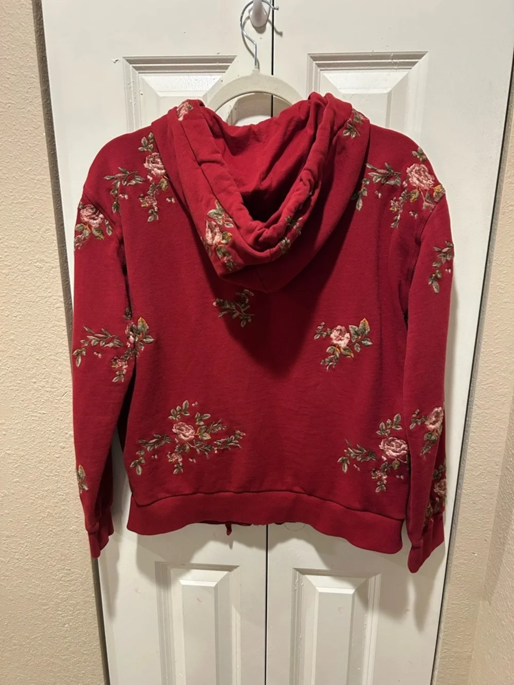 Driftwood Full zip Boho  Embroidered Hoodie , Medium - Picture 3 of 6